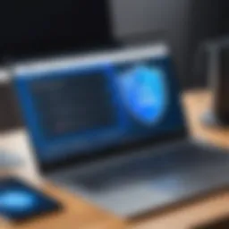 Malwarebytes interface showcasing threat detection