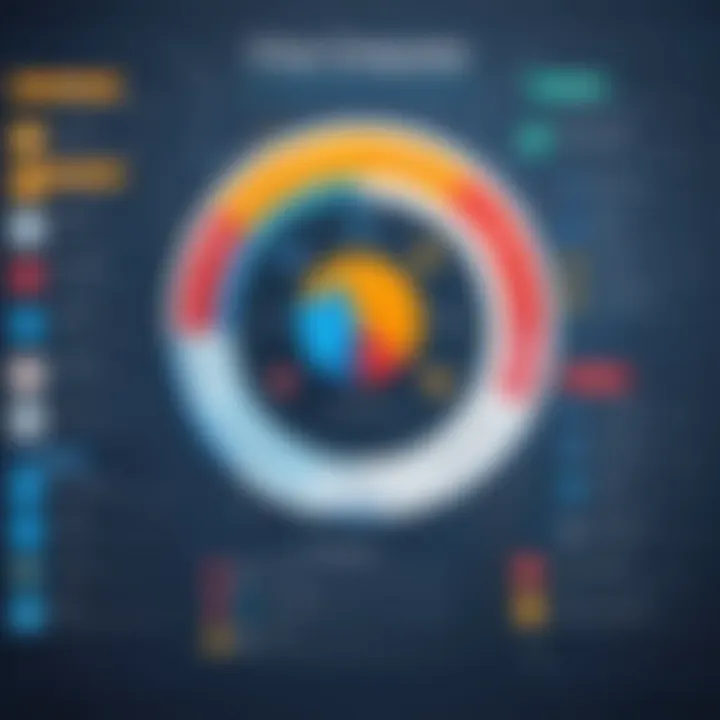 Graph comparing features of various free CRM tools