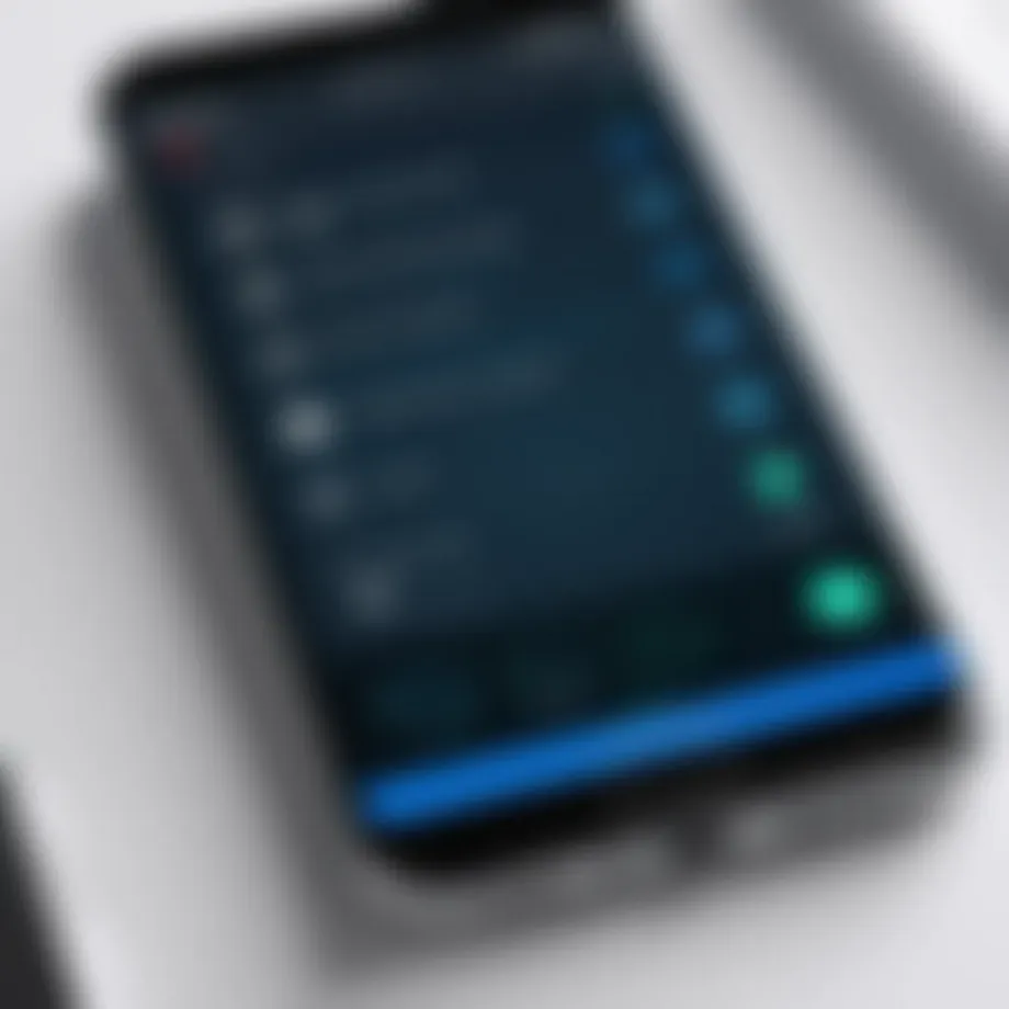 Secure password management interface