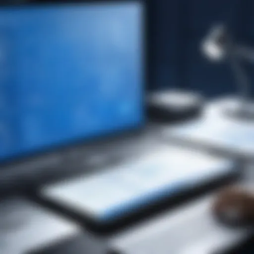 Blueprint software interface showcasing project planning tools