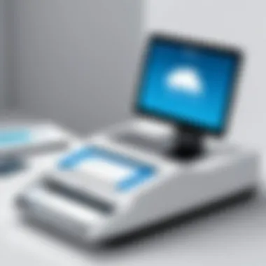 Illustration depicting the integration capabilities of Neat Cloud Scanner with various software solutions
