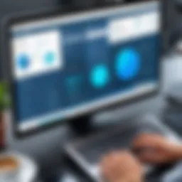 Illustration of Menupro software interface showcasing key functionalities