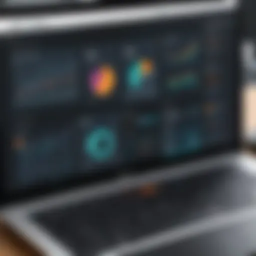 Visual representation of Splunk eDiscovery dashboard showcasing data analytics capabilities