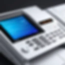 User interface of a modern fax software for Mac