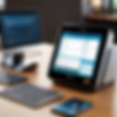 Dinerware POS System User Interface User interface of Dinerware POS system showcasing features