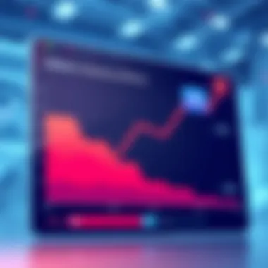 Impact of Software on Operational Efficiency Graph representing efficiency improvements through software