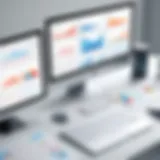 Graphical representation of statistical software features