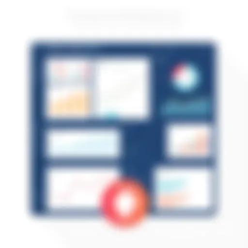 Dashboard showcasing service reporting metrics