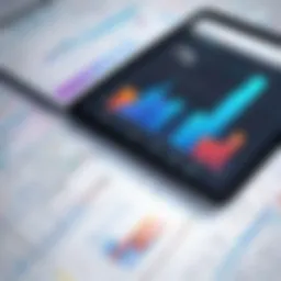 Spreadsheet showcasing financial data analysis