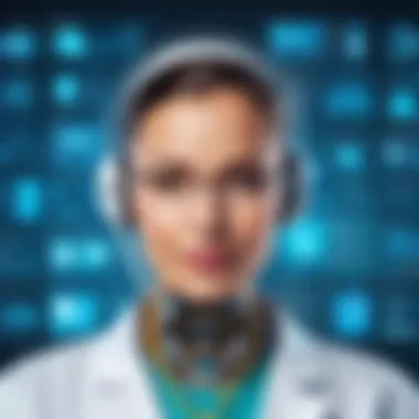 The Evolution of Conversational AI in Healthcare Illustration showing the evolution of conversational AI in healthcare