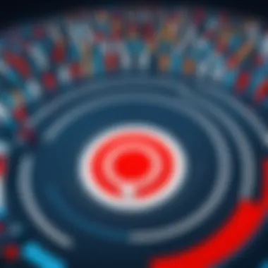 Audience Segmentation Visualization Visual representation of target audience segmentation