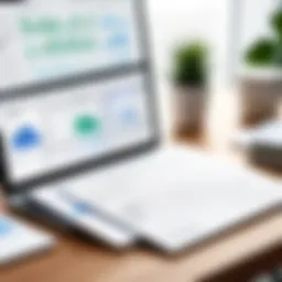 Visual representation of spreadsheet organization techniques