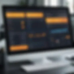 Technical dashboard of estimating software for auto body repair