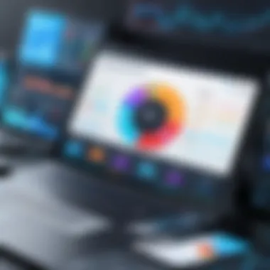 Visualizing Advertising Success Metrics Dynamic dashboard showcasing advertising metrics