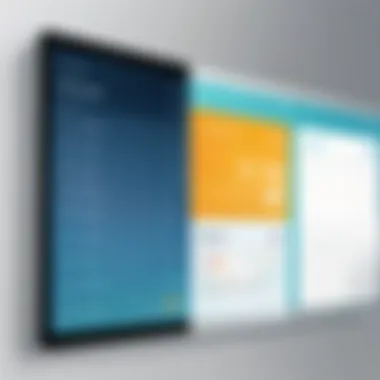 Modern Community Calendar Interface Digital interface showcasing community calendar functionalities