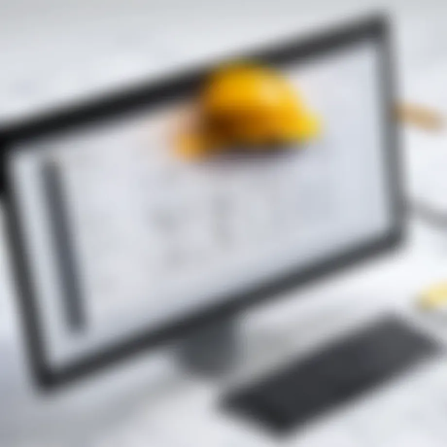 User interface of construction drawing management software