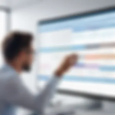 Collaborative Calendar Planning in a Digital Workspace A digital workspace featuring collaborative calendar planning among team members