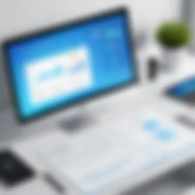 Key Features of Free Plan Takeoff Software A graphical interface showcasing free plan takeoff software features