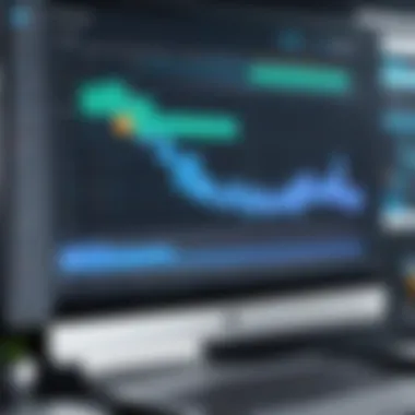 Visual representation of a Gantt chart showcasing project timelines and tasks.