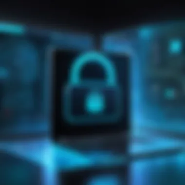 Digital Security Solutions Visual representation of digital security tools.