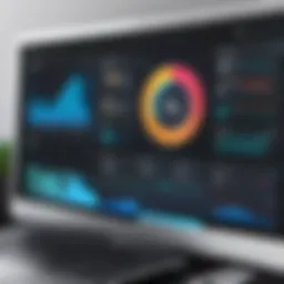 Visual representation of Q Pulse software dashboard