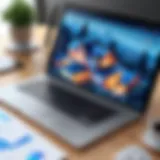 Illustration of innovative real estate software interface