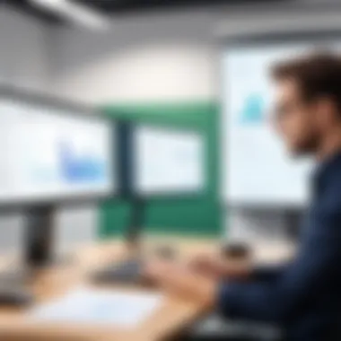 Effective Training Session A professional conducting a training session using HR tools