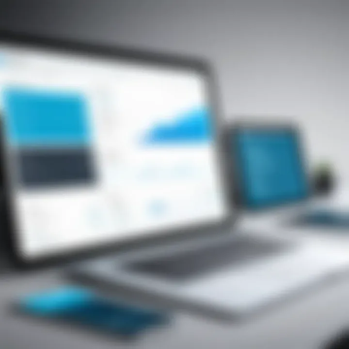 User interface showcasing report generation features