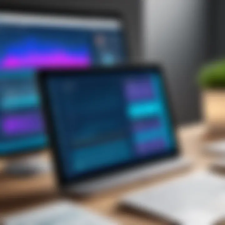 User interface design of popular church management software