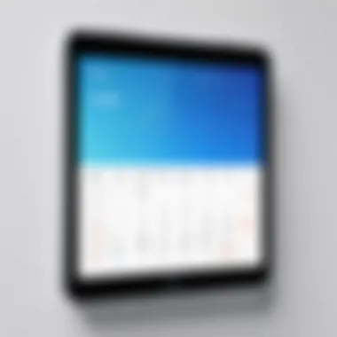 Innovative Calendar Interface A digital calendar interface showcasing various scheduling functionalities