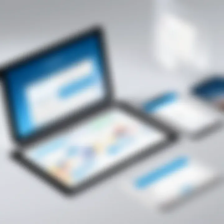 A graphic showing integration of online calendars with other digital tools