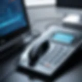 VoIP phone interface on a personal computer screen
