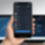 Overview of GoodBarber interface showcasing app creation tools