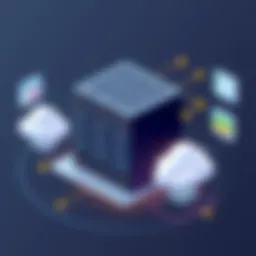 Visual representation of dedicated server architecture