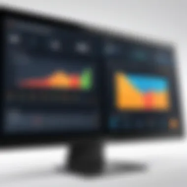 Customer Feedback Metrics Dashboard A sophisticated dashboard displaying customer feedback metrics.
