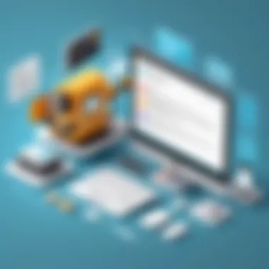 Email Automation Workflow in Mailchimp A graphic displaying Mailchimp's email automation workflow