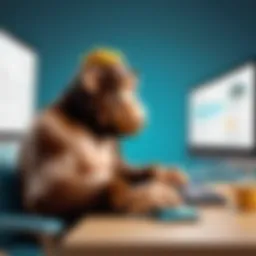 An illustration showcasing the intuitive user interface of Mailchimp