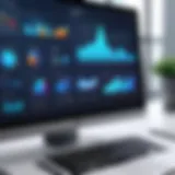 Dynamic marketing presentation showcasing data analytics