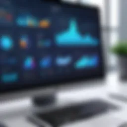 Dynamic marketing presentation showcasing data analytics