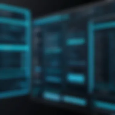 Technology Framework of Virtual Switchboards Diagram showcasing the technological framework behind virtual switchboards