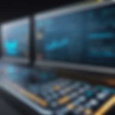 Virtual Switchboard Interface Conceptual illustration of a virtual switchboard interface