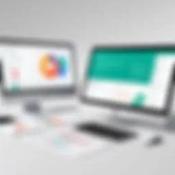 Visual representation of payroll software functionalities
