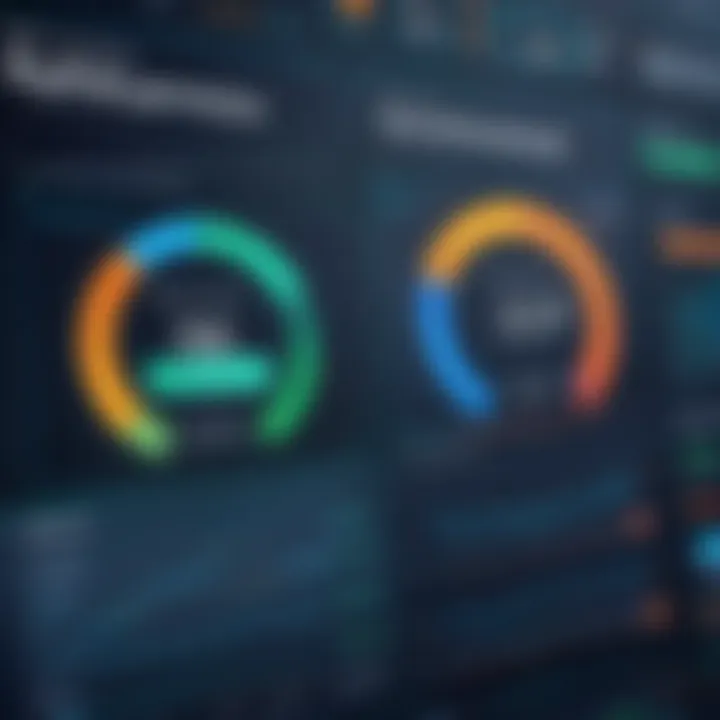 Graph depicting performance metrics comparison