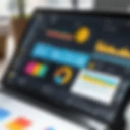 Visual representation of Power BI dashboard showcasing data analytics