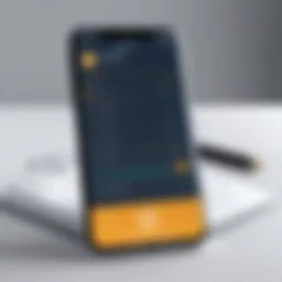 Overview of ProContractor mobile app interface showcasing key features.
