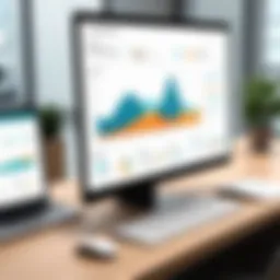 Graph showcasing demand forecasting trends in retail