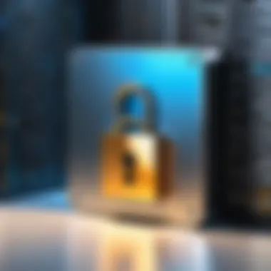 Secure Password Storage Solutions Illustration of secure password storage