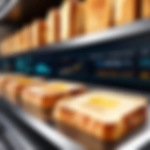 Dynamic interface of Toast POS showing inventory levels