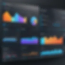 Visual representation of LearnDash dashboard showcasing course statistics