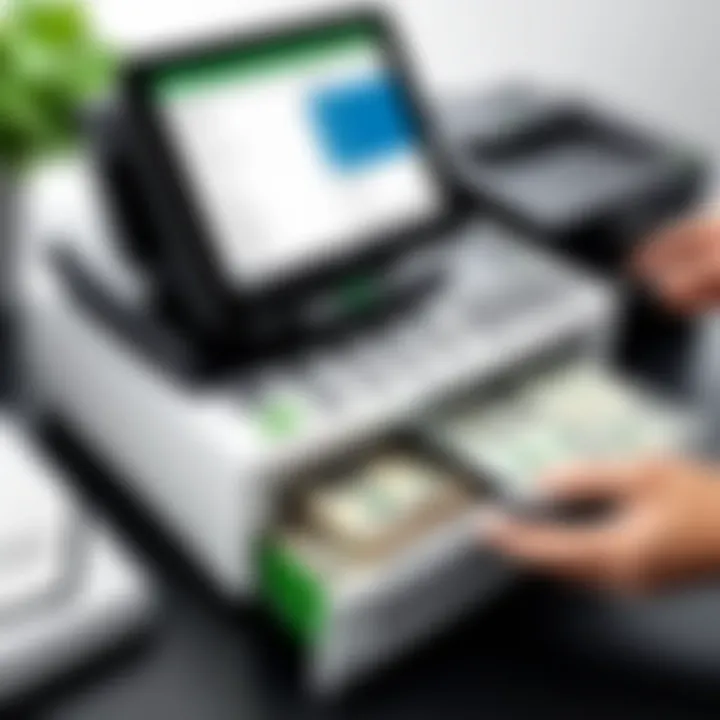 Integration of QuickBooks POS with cash management systems